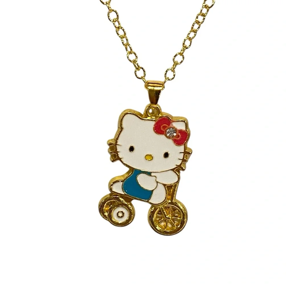 Hello Kitty Sanrio Necklace and Earring Set NEW